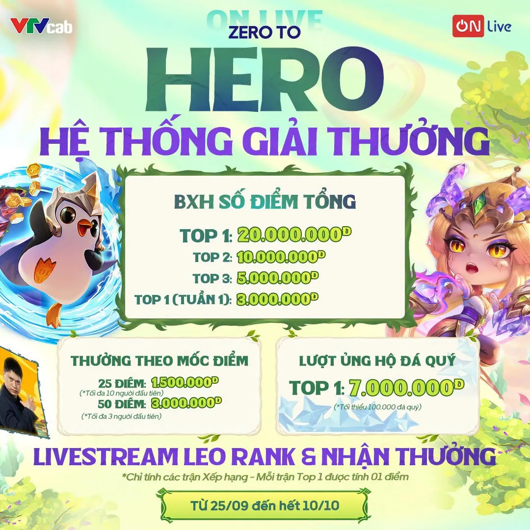ON Live Zero to Hero - TFT 27/09 (Day 2) AE ghe choi cho xin 1 cmt nhe